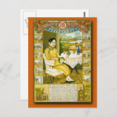 Lobowl Medical Company Kalender Poster 1918 Postkarte (Vorne/Hinten)