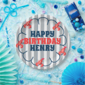 Lobster 1st Birthday Party Pappteller (Party)