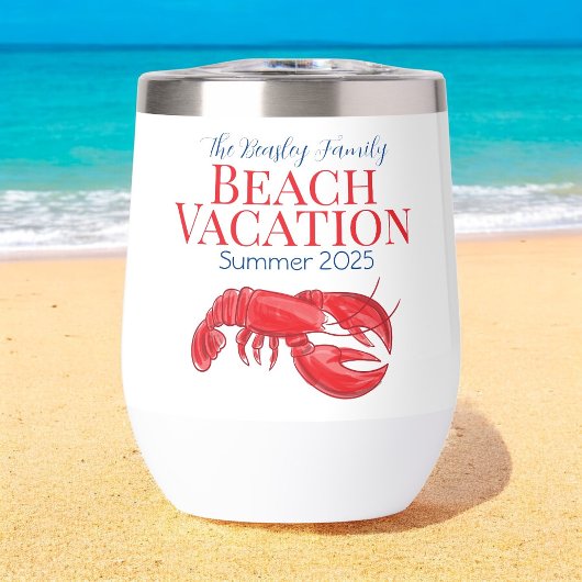 Lobster Beach Cruise Wiedersehen Vacation Custom