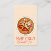 Lobster Bisque Soup Seafood Food Restaurant Koch Visitenkarte (Vorderseite)