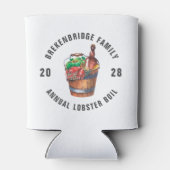 Lobster Boil Annual Family Wiedersehen Summer Part Dosenkühler (Rückseite)