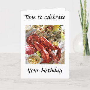 LOBSTER BOIL BIRTHDAY WISHES KARTE