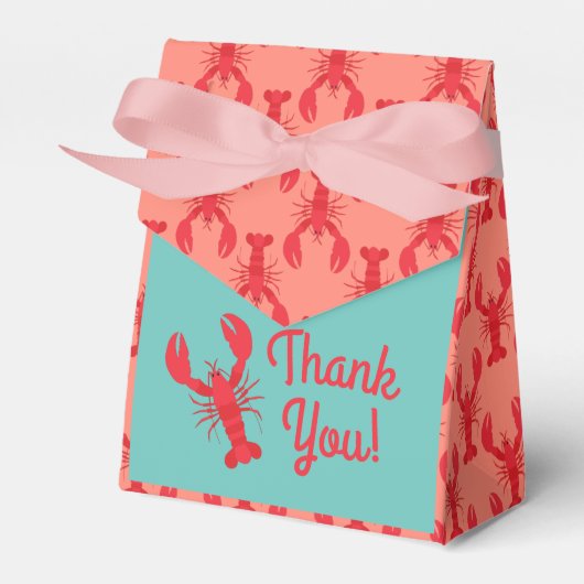 Lobster Boil Geburtstagsparty Geschenkschachtel (Vorderseite)
