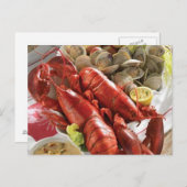 LOBSTER BOIL POSTCARD (AUS JEDEM GRUND) POSTKARTE (Vorne/Hinten)