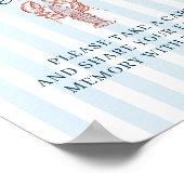 Lobster Bridal Shower Favorite Memory Poster (Ecke)