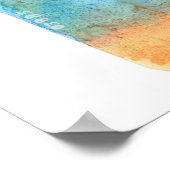 Lobster Buoy Print Poster (Ecke)