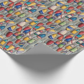 Lobster Buoys Gift Wrap Geschenkpapier (Ecke)