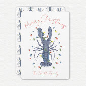 Lobster Christmas Card Einladung
