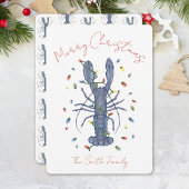 Lobster Christmas Card Einladung