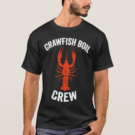 Lobster Crayfish Mardi Gras Matching Tee Crawfish (Vorderseite)