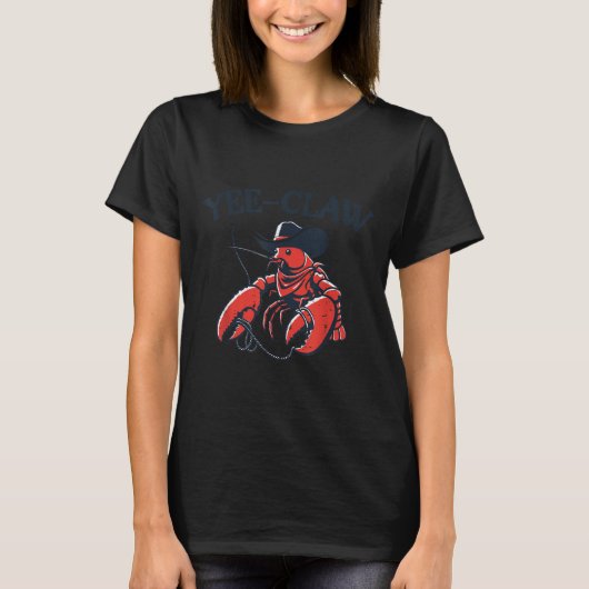 Lobster Crayfish Yee Claw Funny Crawfish Pun Men W T-Shirt (Vorderseite)