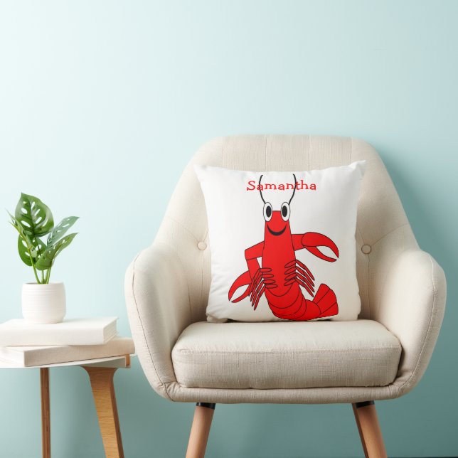 Lobster Design Personalised Kissen (Stuhl )