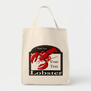 Lobster Design-Template-Lebensmittelgeschäft Tote Tragetasche