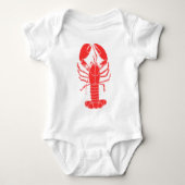 LOBSTER!! Ein Stück Baby Strampler (Vorderseite)