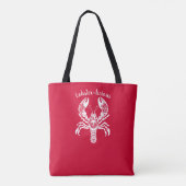 Lobster-Fisherman Core-Hawaiian-Cherry Red Tasche (Rückseite)