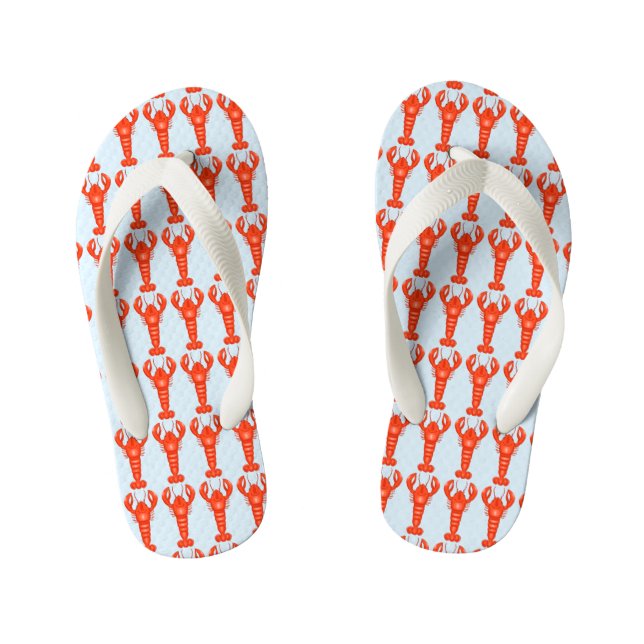 Lobster Flip Flops Kinderbadesandalen (Fußbett)