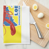 LOBSTER GESCHIRRTUCH (Viertel Falte)