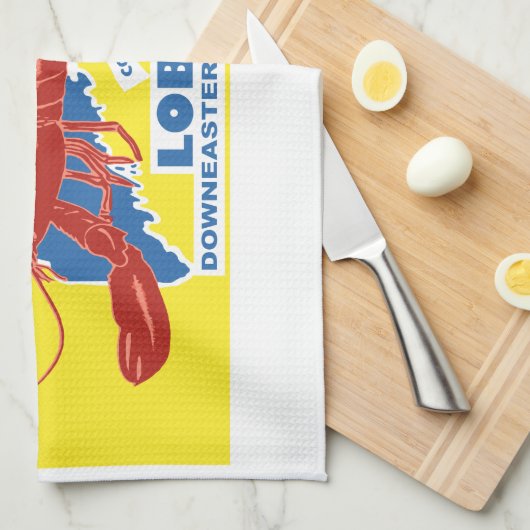 LOBSTER GESCHIRRTUCH (Viertel Falte)