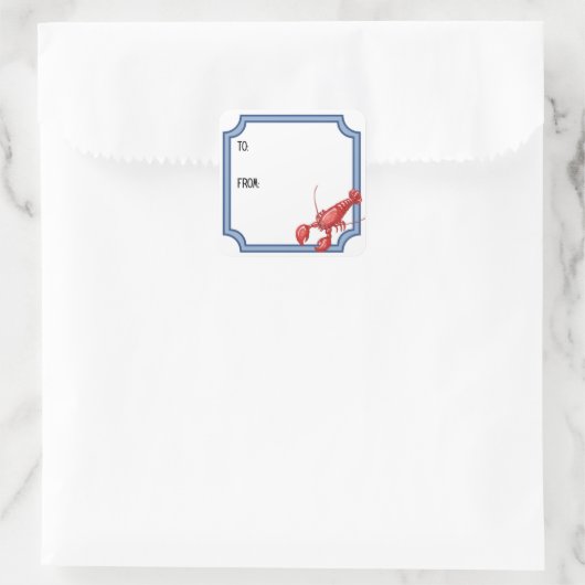 Lobster Gift Sticker (Tasche)