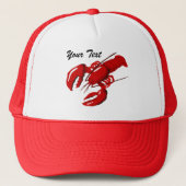 Lobster Hat Template Truckerkappe (Vorderseite)