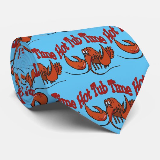 Lobster Hot Tube Time Krawatte (Gerollt)