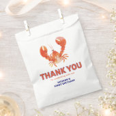 Lobster Kids Birthday Thank You Geschenktütchen (Ausgeschnitten)