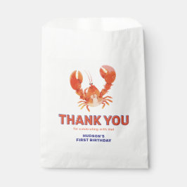 Lobster Kids Birthday Thank You Geschenktütchen