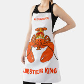 Lobster King Long Schürze Personalisieren (InSitu)