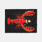Lobster Lighting Xmas Tree Matching Lobster Christ Fleecedecke (Vorderseite (Horizontal))