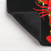 Lobster Lighting Xmas Tree Matching Lobster Christ Mousepad (Ecke)