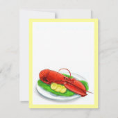 LOBSTER LOBSTERFEST BAKEBOIL PARTY EINLADUNG (Rückseite)