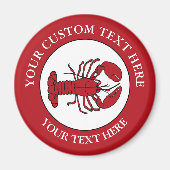Lobster-Logo-Symbol Magnet (Vorne)
