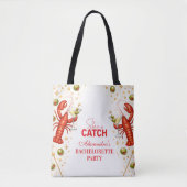 Lobster Love Coastal Bachelorette Party Tasche (Vorderseite)
