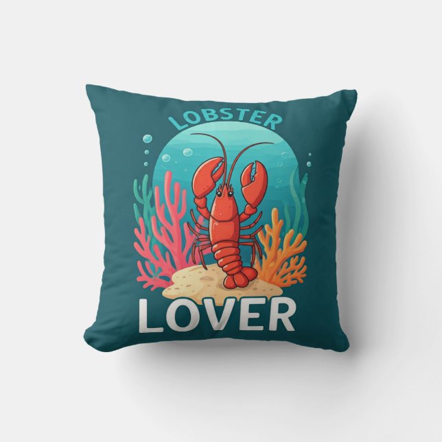 Lobster Lover Kissen (Vorderseite)