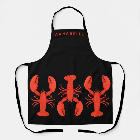 Lobster Lover Personalisieren Schürze (Vorderseite)