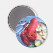 Lobster Lovers Magnet (Vorderseite/Rückseite)