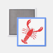 Lobster Magnet (Vorderseite/Rückseite)