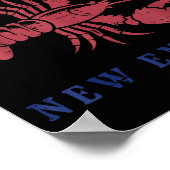 Lobster Maine New England Cool Seafood Lover Men W Poster (Ecke)