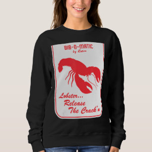 Lobster Maine New England Meeresfrüchte Shore Aben Sweatshirt