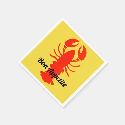 Lobster Napkins Serviette (Ecke)