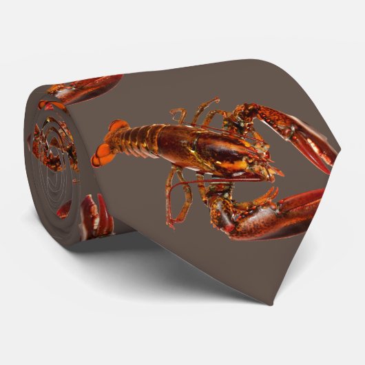 Lobster Neck Tie Krawatte (Gerollt)