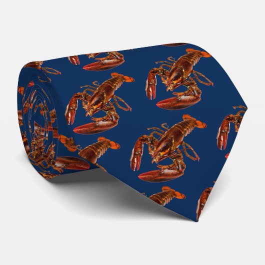 Lobster Neck Tie Krawatte (Gerollt)