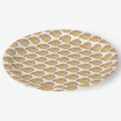 Lobster Newberg Meeresfrüchte Retro Cuisine Pappteller (Schrägansicht)