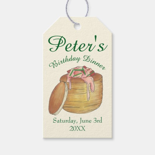 Lobster Newberg Seafood Dinner Party Geschenkanhänger (Vorderseite)