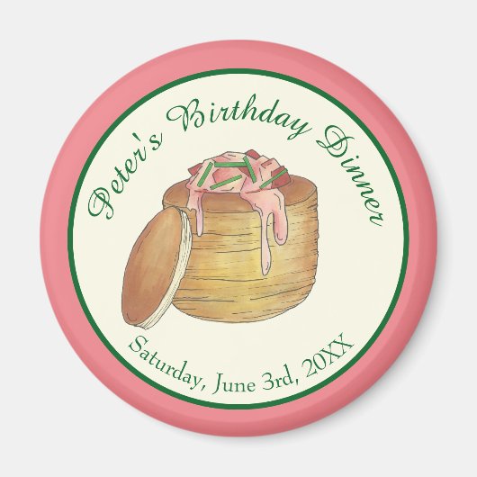 Lobster Newberg Seafood Dinner Party Magnet (Vorne)