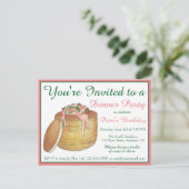 Lobster Newburg New York City Seafood Dinner Einladungspostkarte (Stehend Vorderseite)