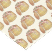 Lobster Newburg Retro Seafood Vol-Au-Vent Tischdecke (Schrägansicht)