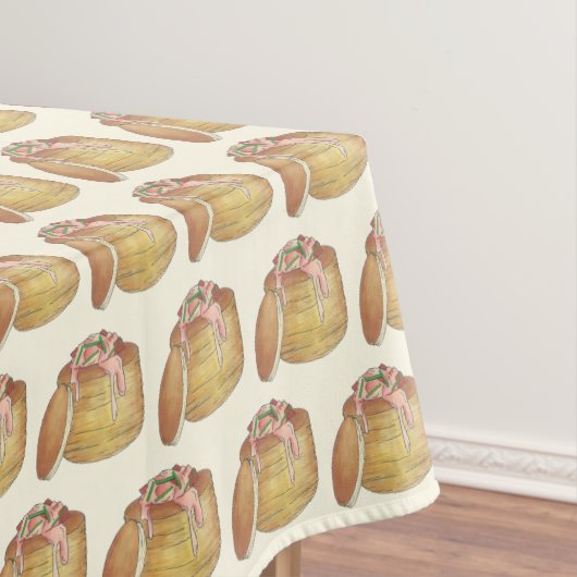 Lobster Newburg Retro Seafood Vol-Au-Vent Tischdecke (Beispiel)