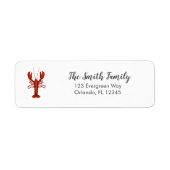 Lobster Ocean Painting Art Address (Vorne)