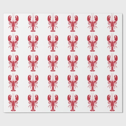 Lobster.pdf Geschenkpapier (Flach)